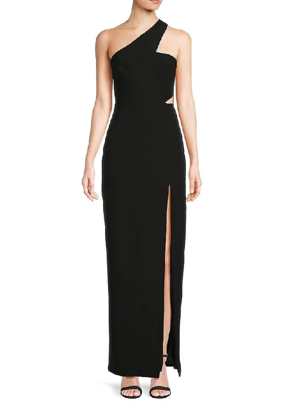 Formal Dress for Creative Themes12 - aidan mattox black one shoulder gown with cutout