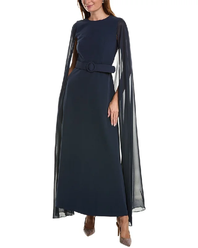 Formal Dress for Formal DinnersKay Unger Freya Cape Gown