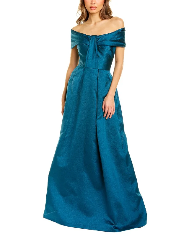 Formal Dress for Theater OpeningsTeri Jon Off-The-Shoulder Gown