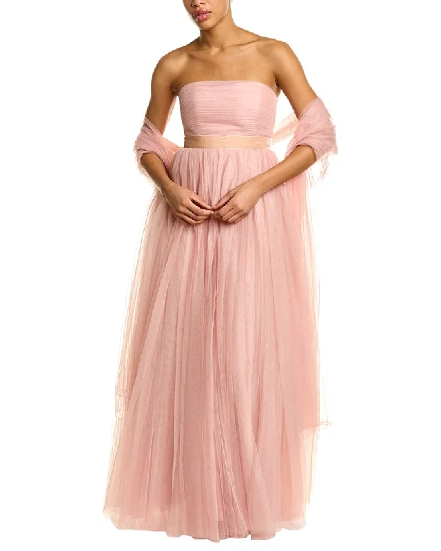 Formal Dress Trends 2023Badgley Mischka Tulle Babydoll Gown