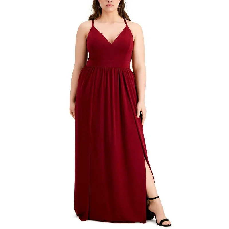 Formal Dress Trends 202316 - emerald sundae red lace back gown