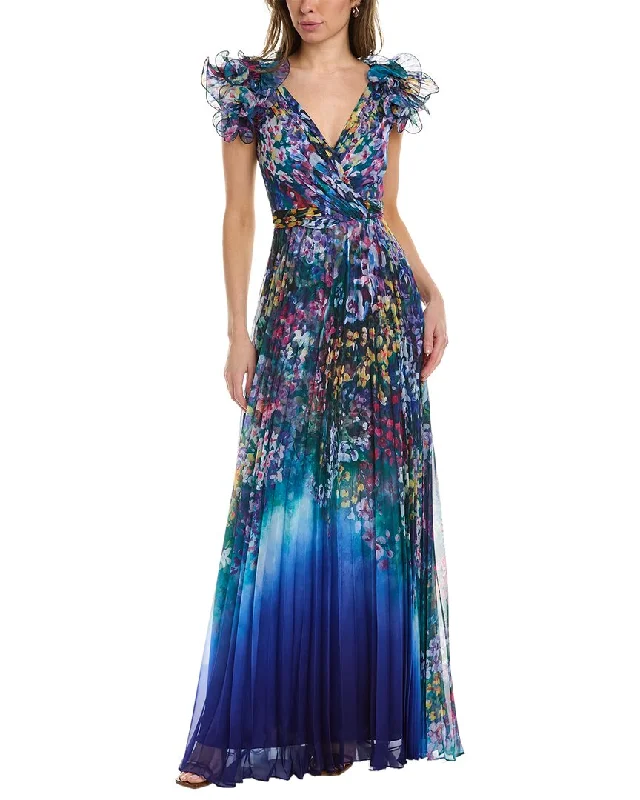 Formal Dress for Sustainable FashionMarchesa Notte Pleated Gown