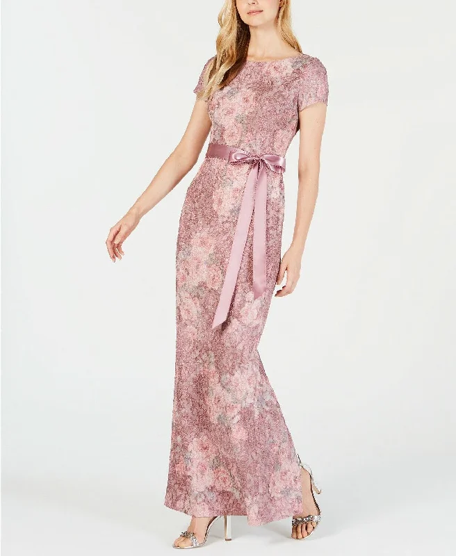 Formal Dress for Formal Dances4 - adrianna papell pink floral embroidered gown