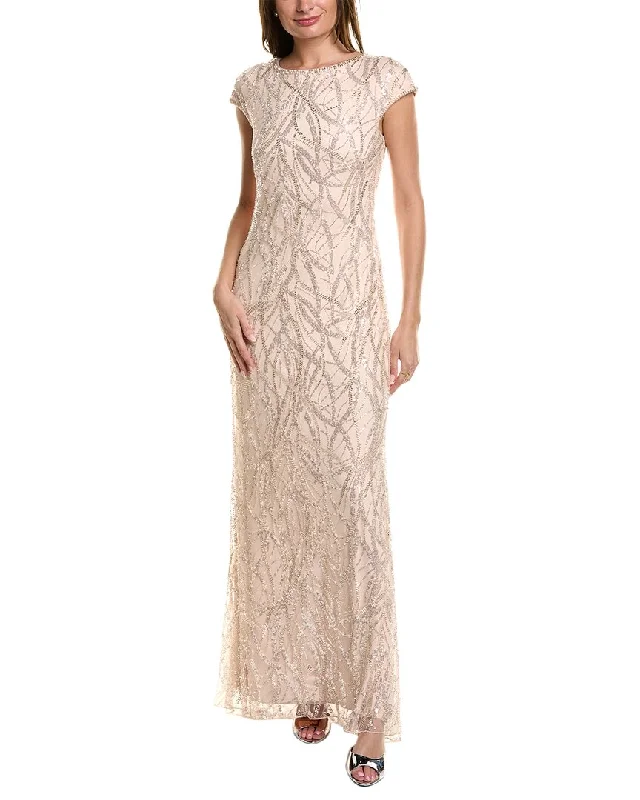 Formal Dress for Evening WeddingsTadashi Shoji Beaded Gown