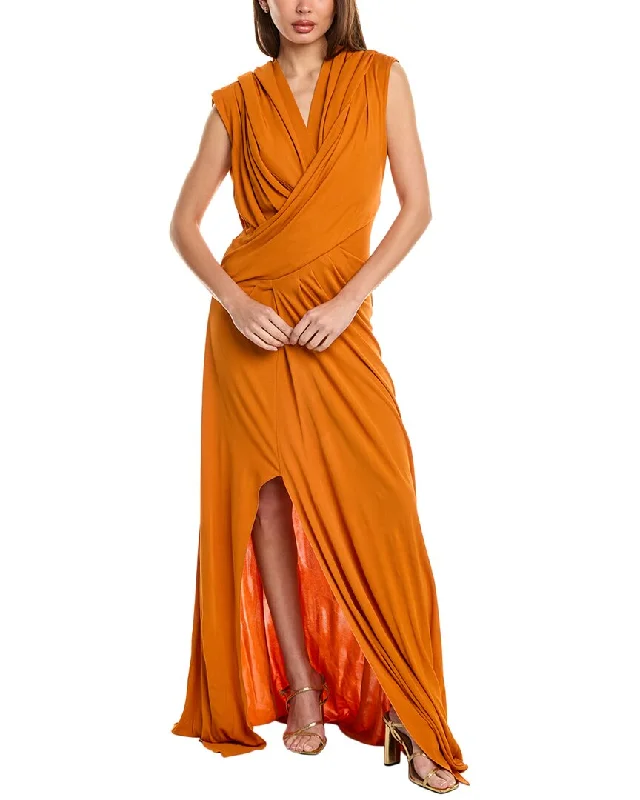 Formal Dress for Garden Party ThemesAlberta Ferretti Draped Gown