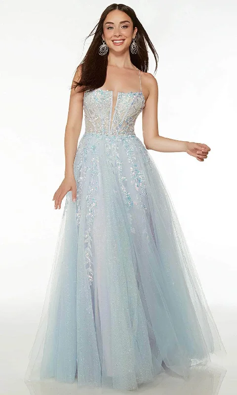 prom dress style guidesAlyce Paris 61635 - Open Back Sequin Embellished Prom Gown