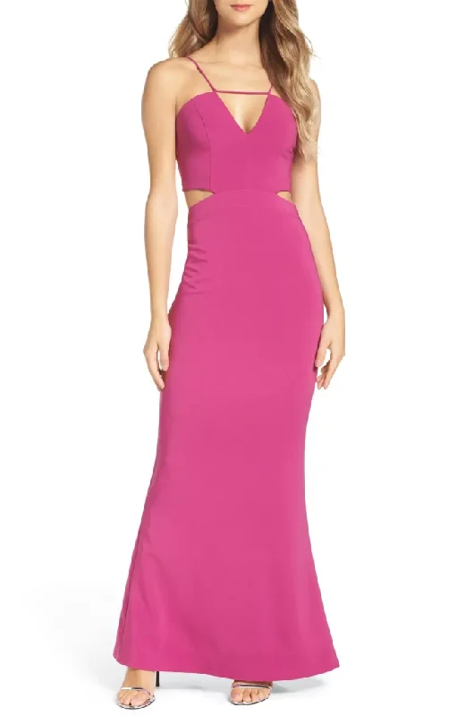 Formal Dress for Garden Weddings8 - maria bianca nero hot pink cutout gown