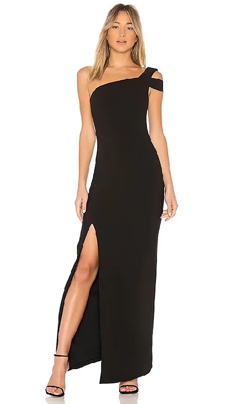 Formal Dress Trends 202300 - likely black one shoulder gown