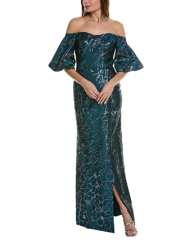 Formal Dress for Large WeddingsRene Ruiz Brocade Mermaid Gown