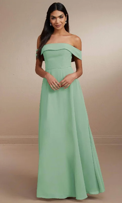 mini prom dressesChristina Wu Celebration 22172 - Off-Shoulder A-line Prom Dress