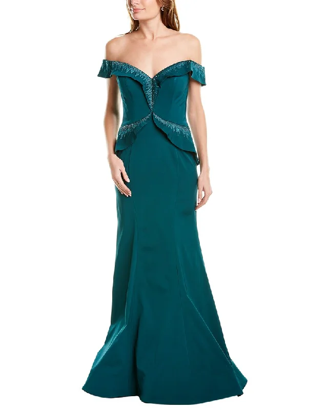 Formal Dress for Destination WeddingsRene Ruiz Off-The-Shoulder Gown