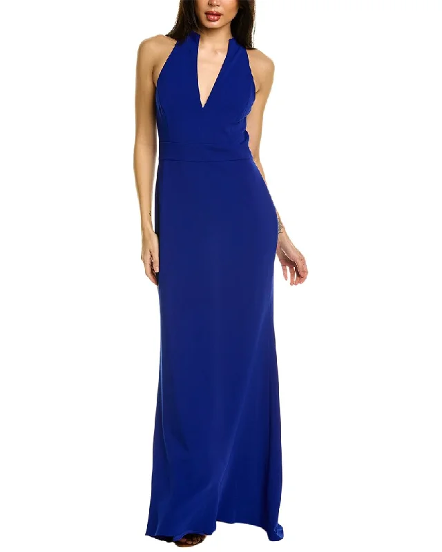 Formal Dress for Beauty ContestsBadgley Mischka Cut In Halter Gown