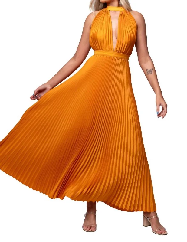 Formal Dress for Humanitarian AwardsChateau Gown In Amber