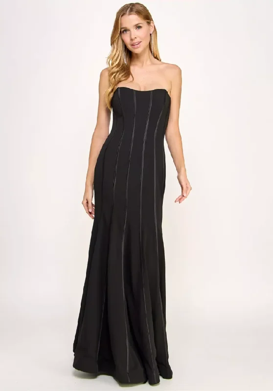 Formal Dress for Evening Weddings9 - speechless black strapless corset gown