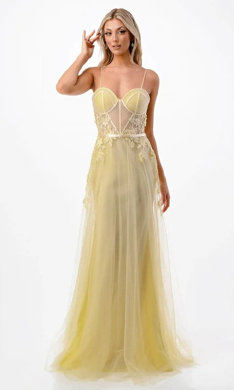 ready-to-wear prom dressesTrevi Collection P2110 - Sleeveless Lace Applique Embellished Prom Dress