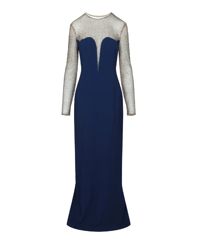 Formal Dress for Eco-Friendly ThemesMyah Embellished Long Sleeve Gown