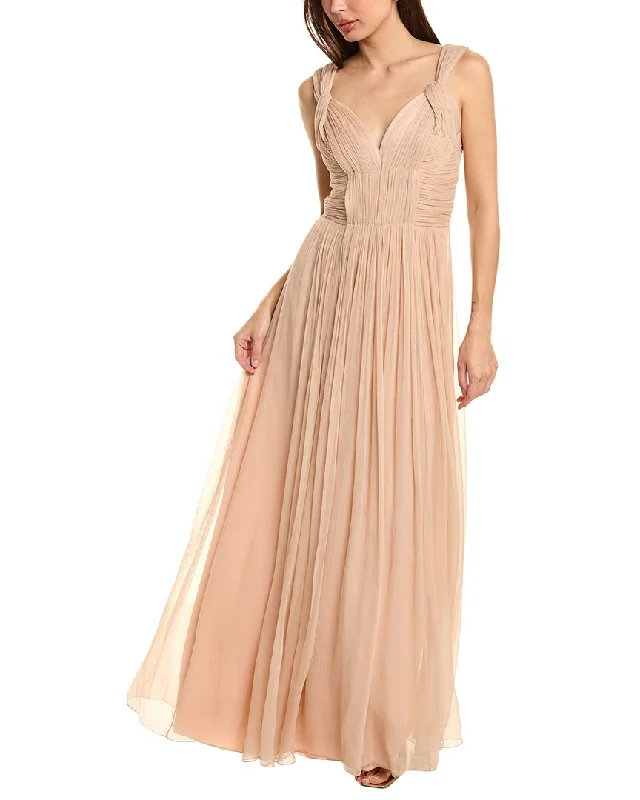 Formal Dress for Bohemian ThemesAlberta Ferretti Silk Chiffon Gown