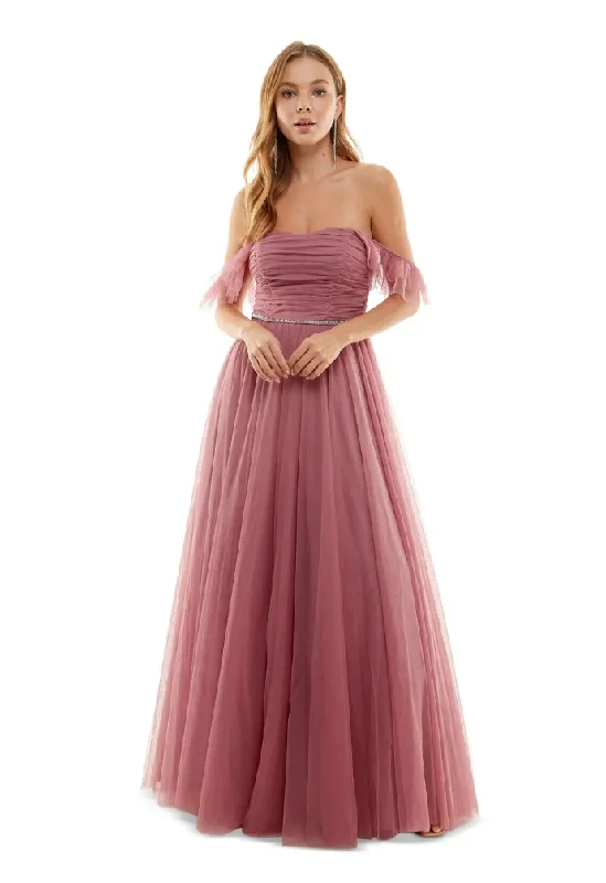 Formal Dress for Creative Themes7 - city studio dusty pink ruched tulle gown