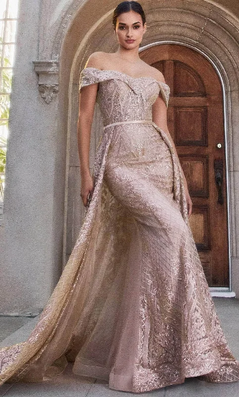 prom dress inspiration galleriesAndrea and Leo A1200 - Embellished Off-Shoulder Prom Gown