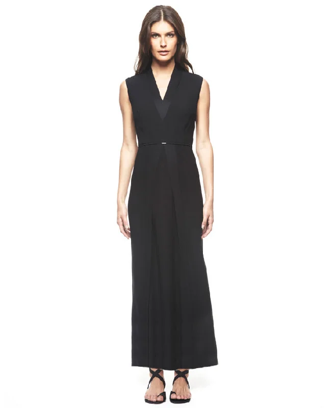 Formal Dress for Evenings0 - francisco costa for calvin klein black satin strap gown