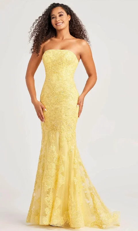 prom dresses for summerColette By Daphne CL5123 - Strapless Mermaid Prom Dress