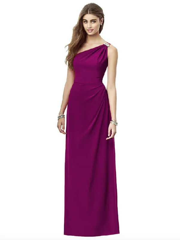 Formal Dress for Outdoor Weddings12 - after six magenta one shoulder gown