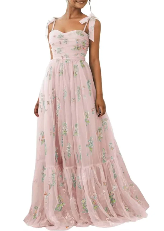 Custom Formal Dress Tailors16 - ssb pink floral embroidered tulle gown