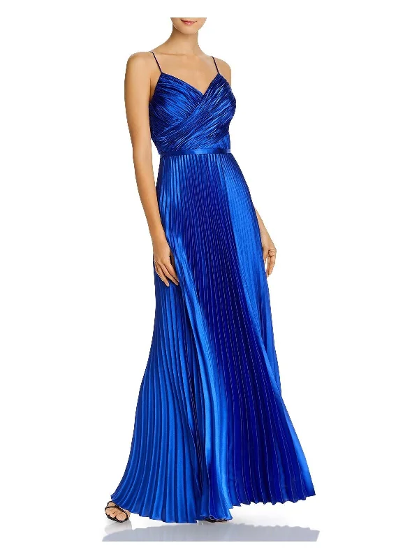 Formal Dress for Oscar Nights4 - aqua blue accordion pleated gown