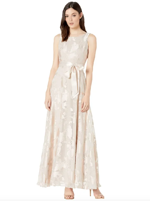 Formal Dress for Day Weddings6 - tahari champagne burnout gown