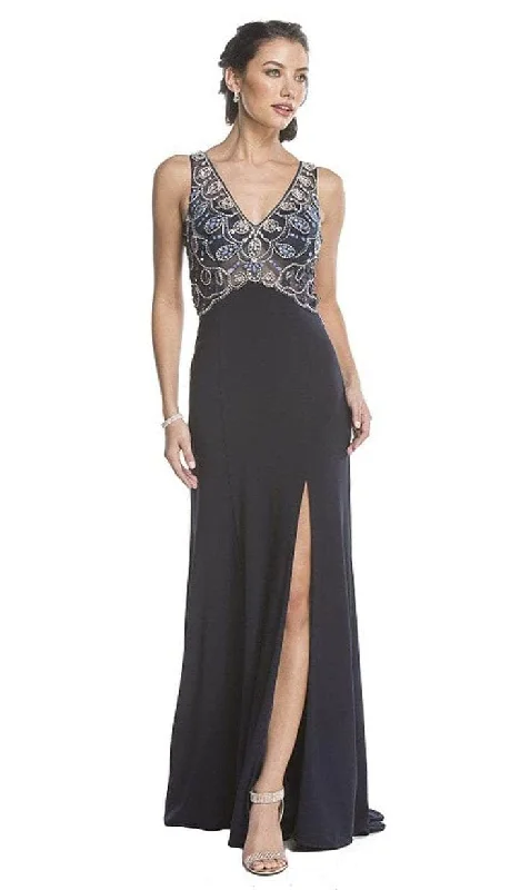 prom dress inspiration galleriesAspeed Design - Cutout Back Sheath Prom Gown L1616