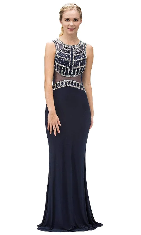 prom dress style guidesDancing Queen 9230 - Illusion Back Sheath Prom Gown