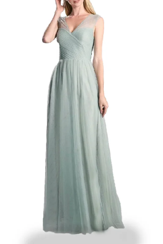 Formal Dress for Tennis Tournaments14 - la divine sage pleated bodice tulle gown