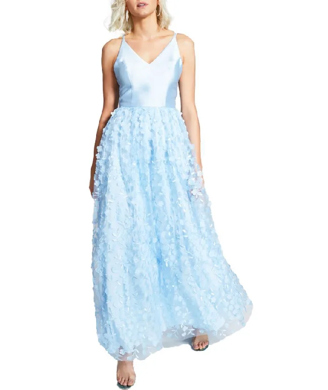 Formal Dress for Galas13 - bcx light blue applique ball gown