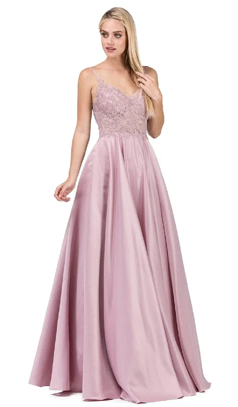 prom dresses for hourglass figuresDancing Queen - 2459A Sleevleess A-Line Prom Gown Gown