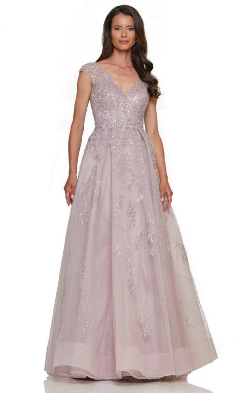 sparkly prom dressesMarsoni by Colors MV1277 - Cap Sleeve Embroidered Prom Gown