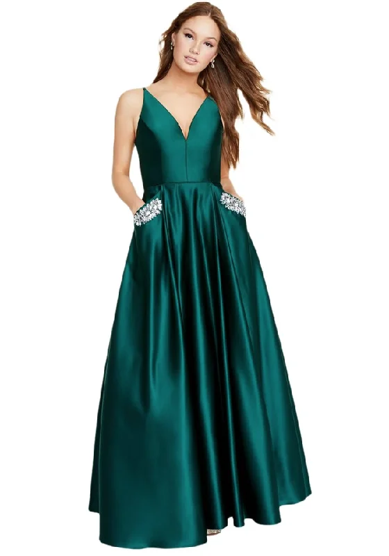 Formal Dress for Theme Park Eventsblondie nites teal satin ball gown