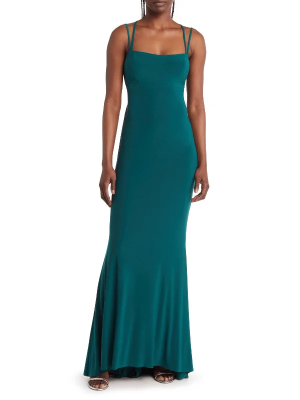 Formal Dress for Grammy Awards11 - jump apparel green lace-up fitted gown