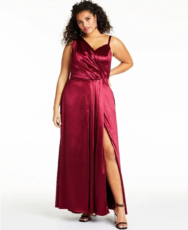 Formal Dress for Golf Tournaments16 - teeze me red faux wrap gown