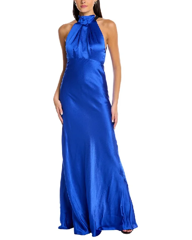 Formal Dress for Beach ThemesSaloni Michelle Silk Gown