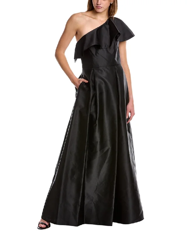 Formal Dress for Indoor WeddingsAdrianna Papell One-Shoulder Gown