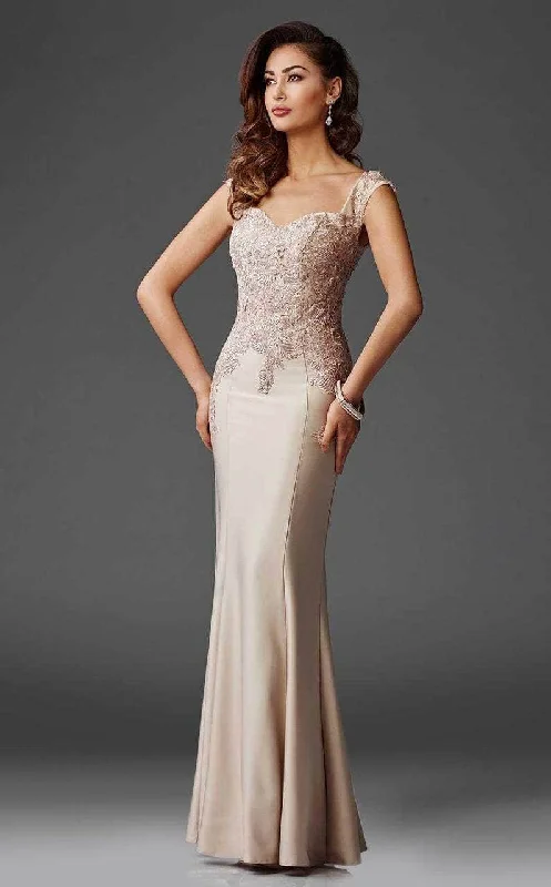 prom dress preservationClarisse - M6416 Sleeveless Fitted Bodice Prom Gown